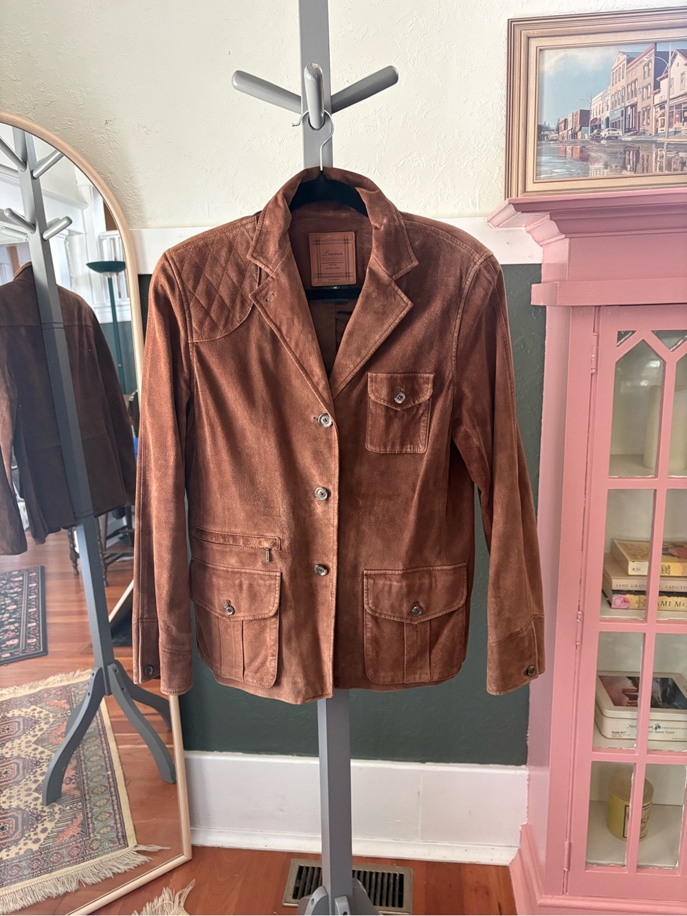 Ralph Lauren Brown Suede Blazer Jacket